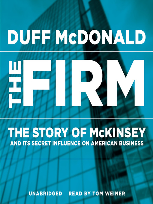 Title details for The Firm by Duff McDonald - Available